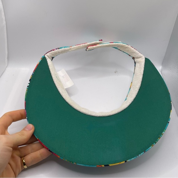 Triangle Headwear Aquatic Pattern Visor Made In USA All Over Print Fish Species - Picture 5 of 5